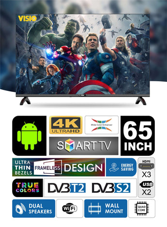 VISIO 65 Inch Android 14 Specs