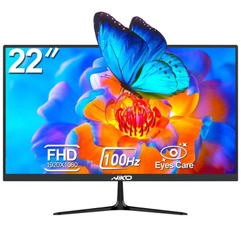شاشة كمبيوتر نيكو 22 بوصة بدقة FHD ومعدل تحديث 100Hz متجر جوفنتو Jovento Niko 22 Inch FHD Monitor