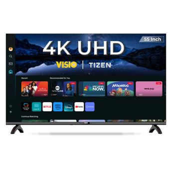 VISIO 55 Inch 4K UHD Smart TV with Tizen OS, MEMC, Dolby Audio and Wall Mount Included | 55VSSU3Tizen