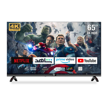 تلفزيون ذكي فيسيو 65 بوصة 4K أندرويد متجر جوفنتو Jovento Visio 65 Inch 4K Smart TV