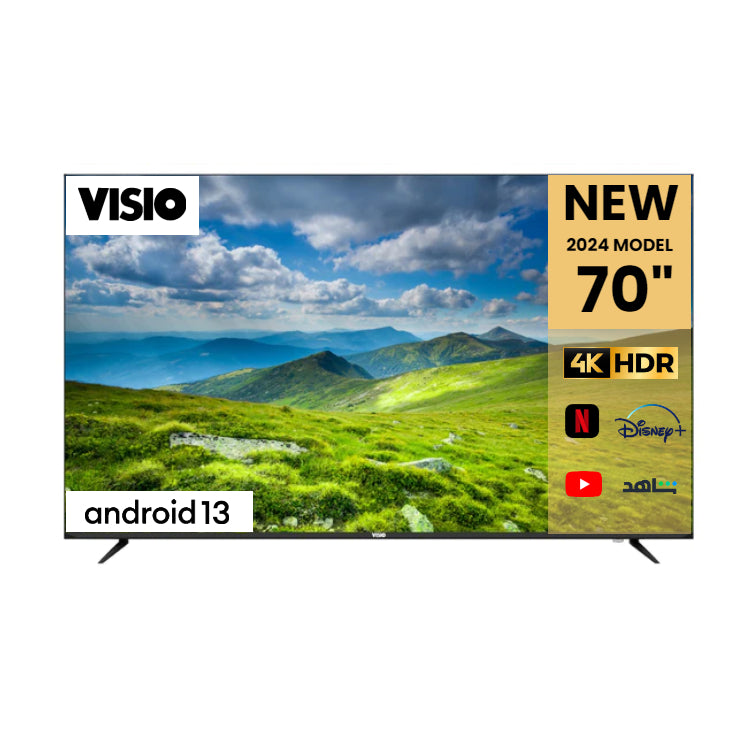 70" VISIO 4K HDR Android 13 TV with Built-in Receiver 70VSS22