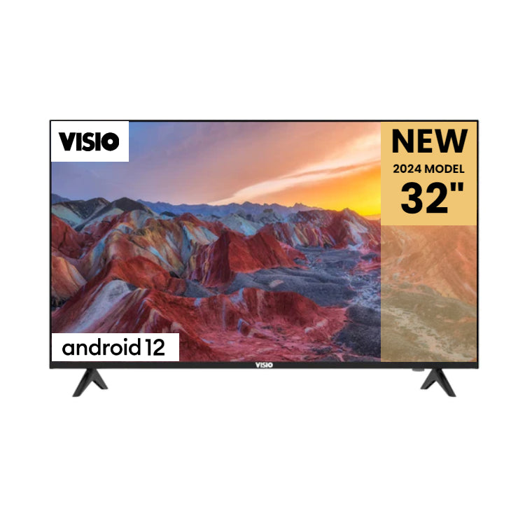 32" Visio HD Smart Android 12 TV with Built-in Satellite Receiver Model: 32VSS22