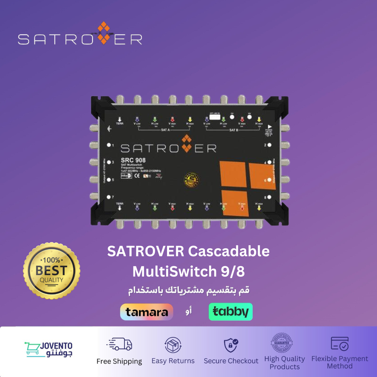 SATROVER Cascadable MultiSwitch 9/8