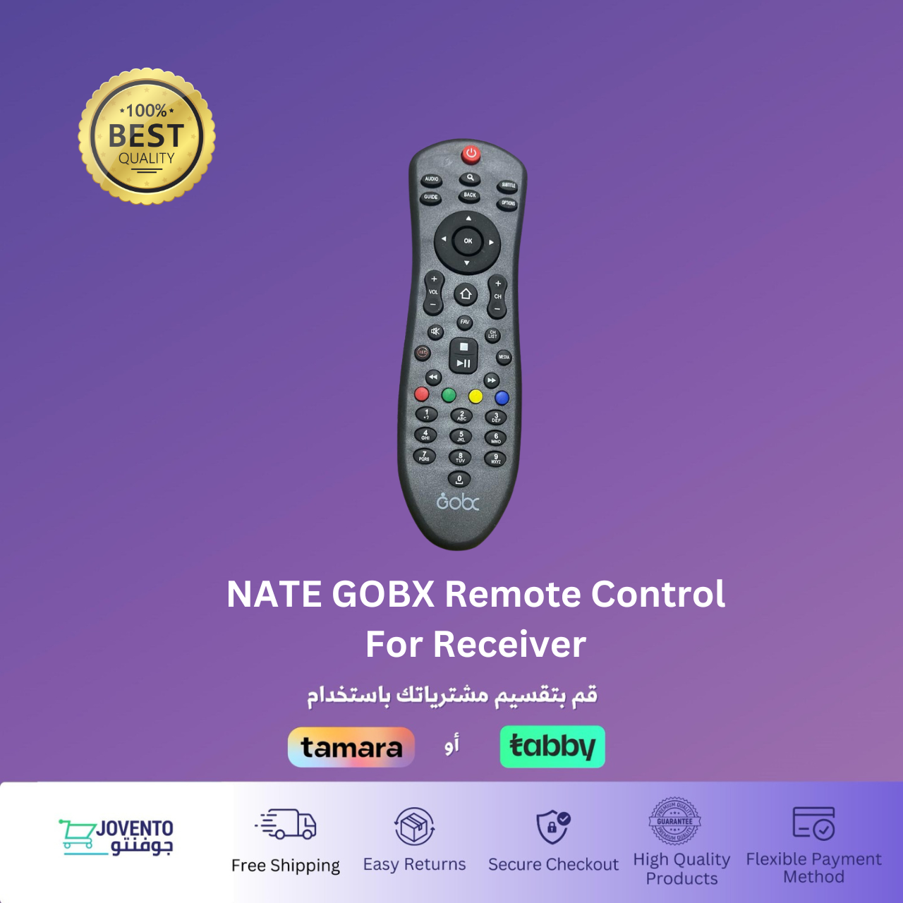NATE GOBX Remote Control For Receiver