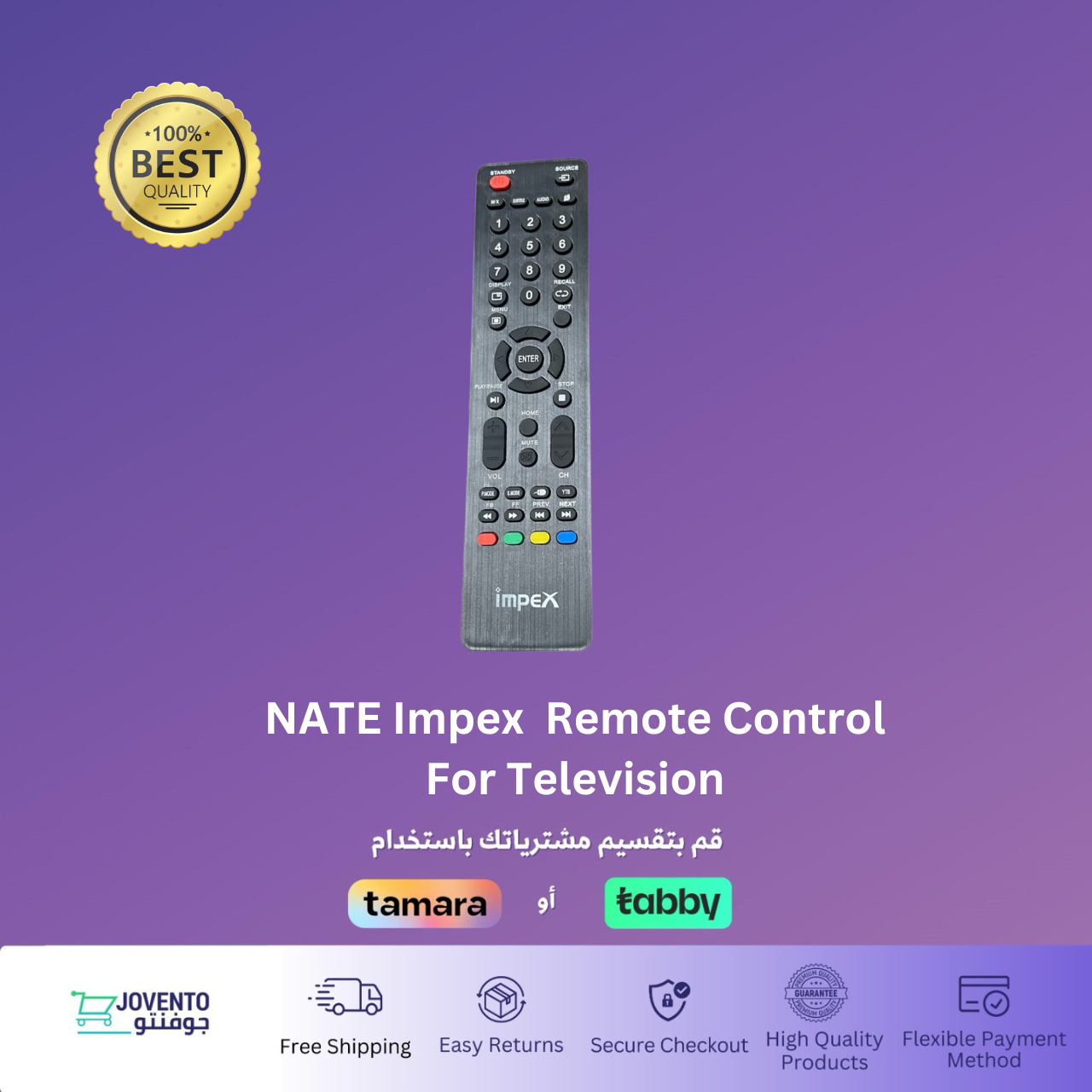 NATE Impex  Remote Control For Television