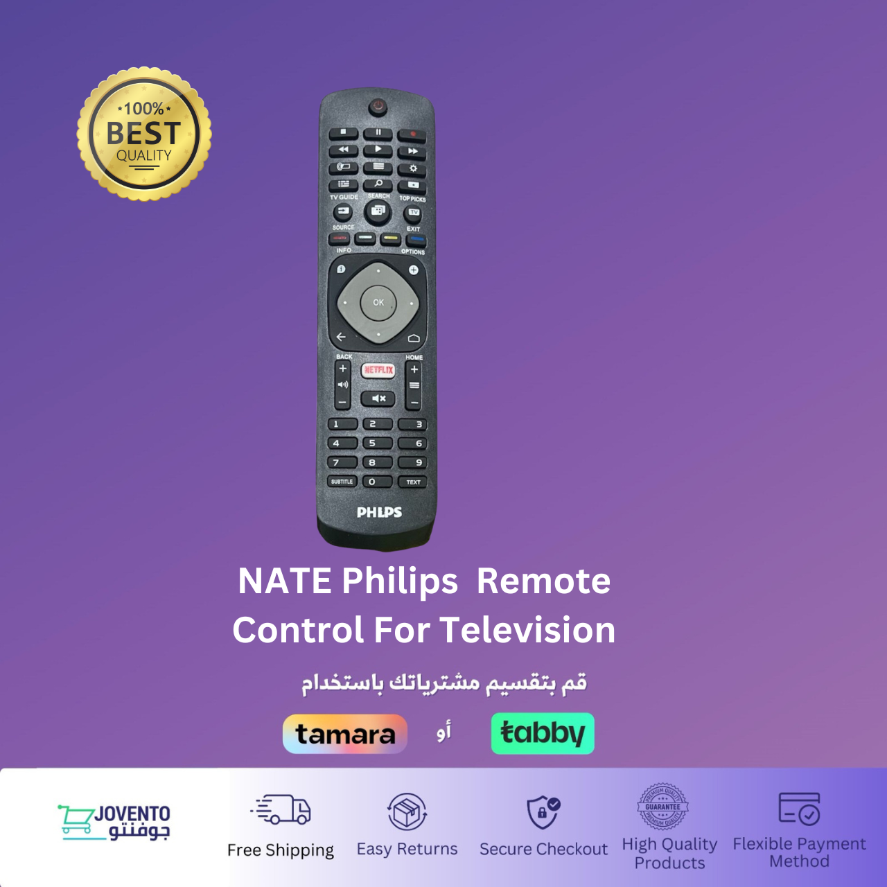 NATE Philips  Remote Control For Television