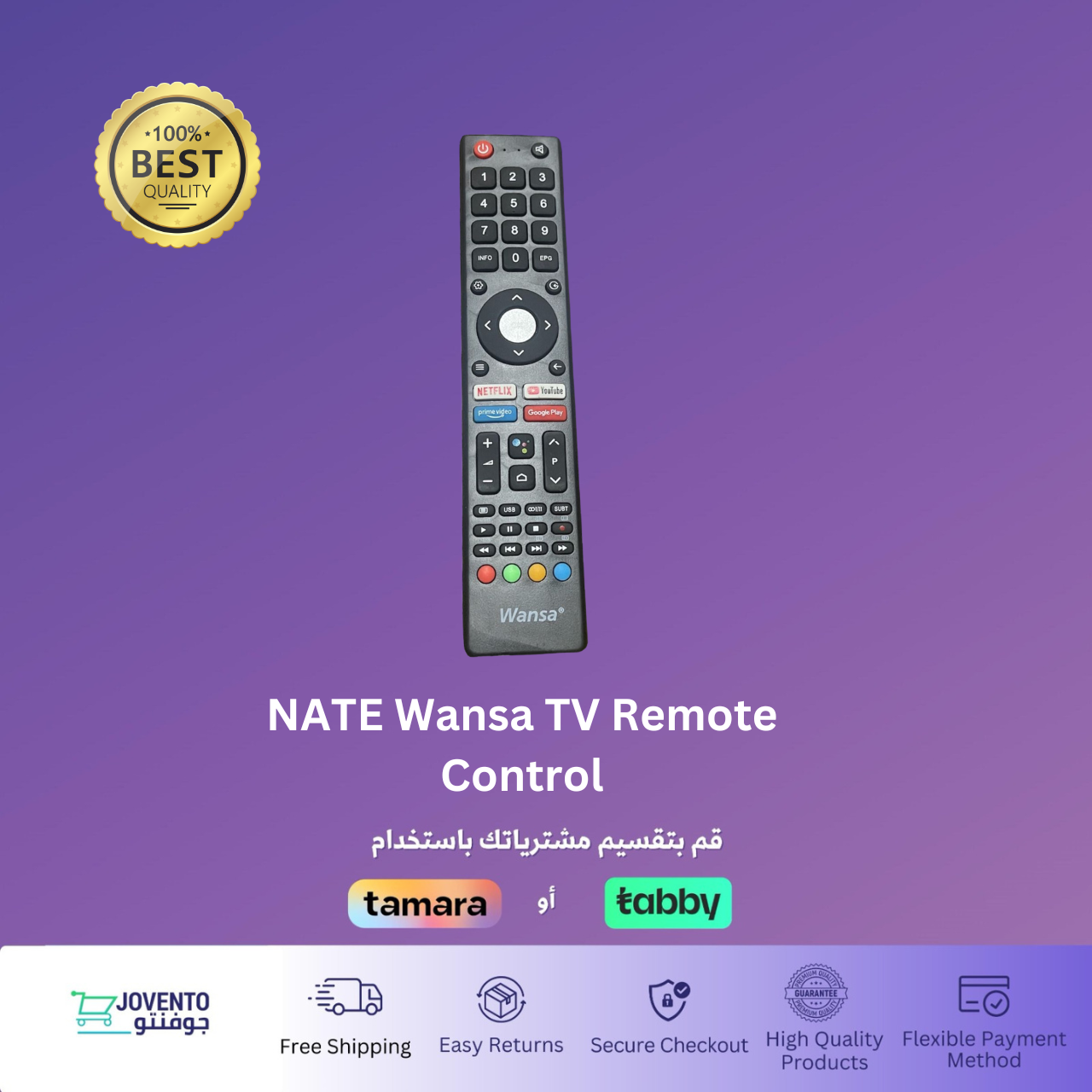 NATE Wansa TV Remote Control