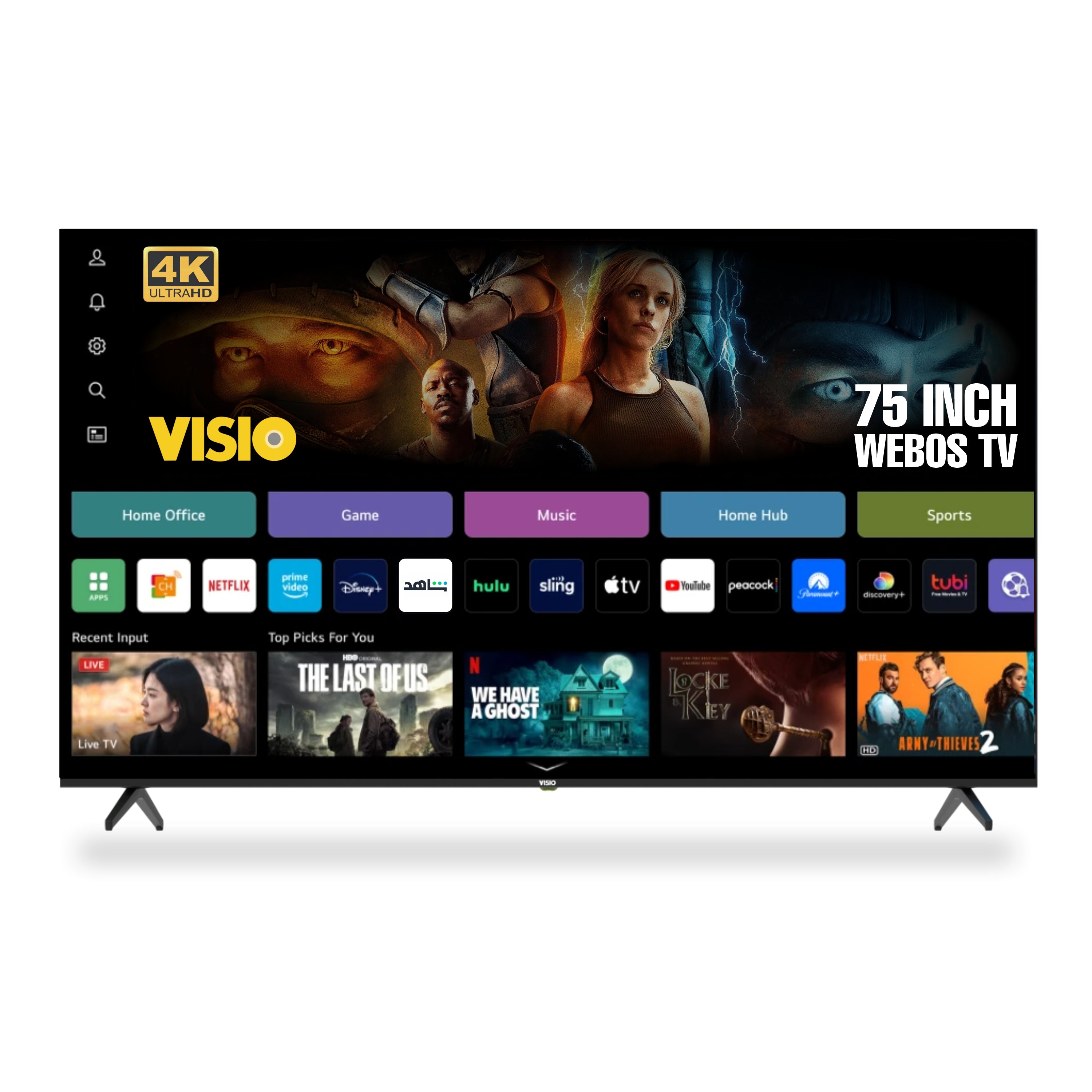 75" WebOS TV | Smart 4K UHD LED VISIO TV