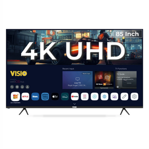 شاشة ذكية فيسيو 85 بوصة 4K UHD، بنظام WebOS، جهاز تحكم سحري مع تحكم صوتي، حامل حائط مرفق - أسود [85VSS22webos]