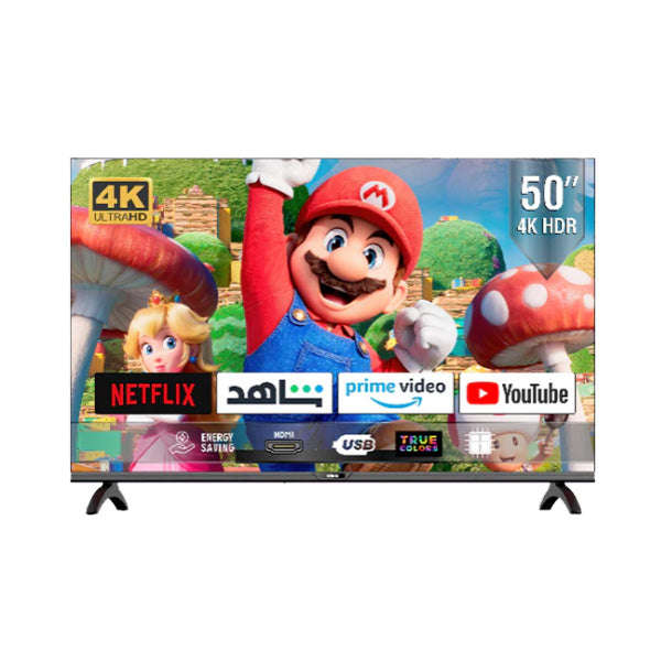 VISIO 50-Inch Frameless 4K Smart Android 14 TV with Built-in Satellite Receiver | 50VSSU3